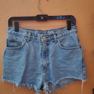 Calvin Klein custom high-waisted shorts